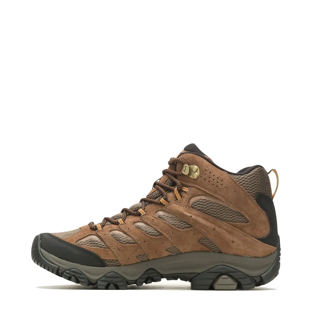Urban Flexibility Merrell Men's Moab 3 Mid Waterproof Hiking Boots in Earth Brown