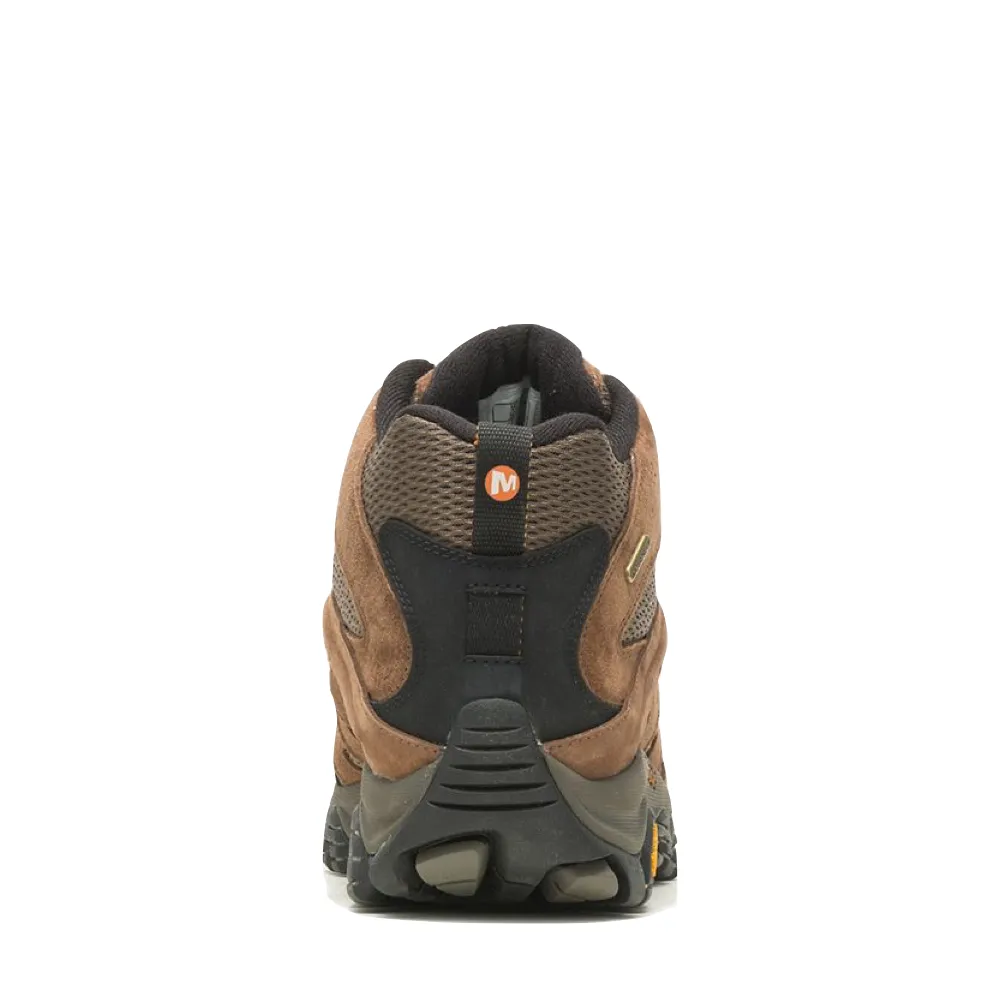 Merrell Men's Moab 3 Mid Waterproof Hiking Boots in Earth Brown Lean Look