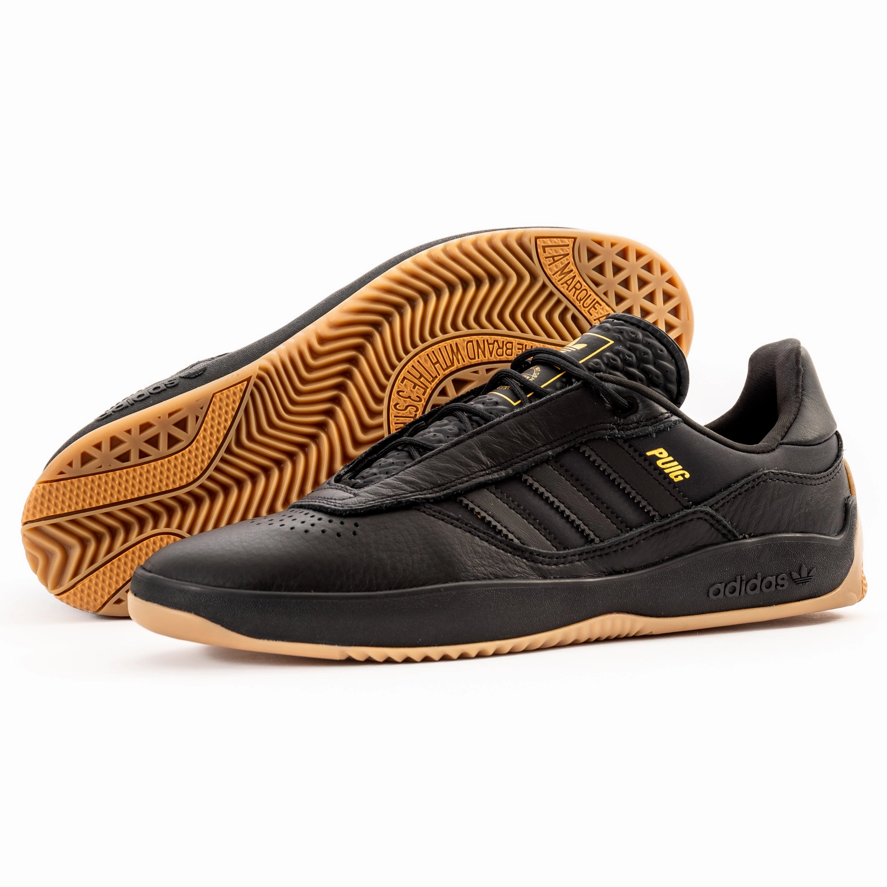 Adidas - Puig (Black/Black/Gum) *SALE recyclable shoes Renewable