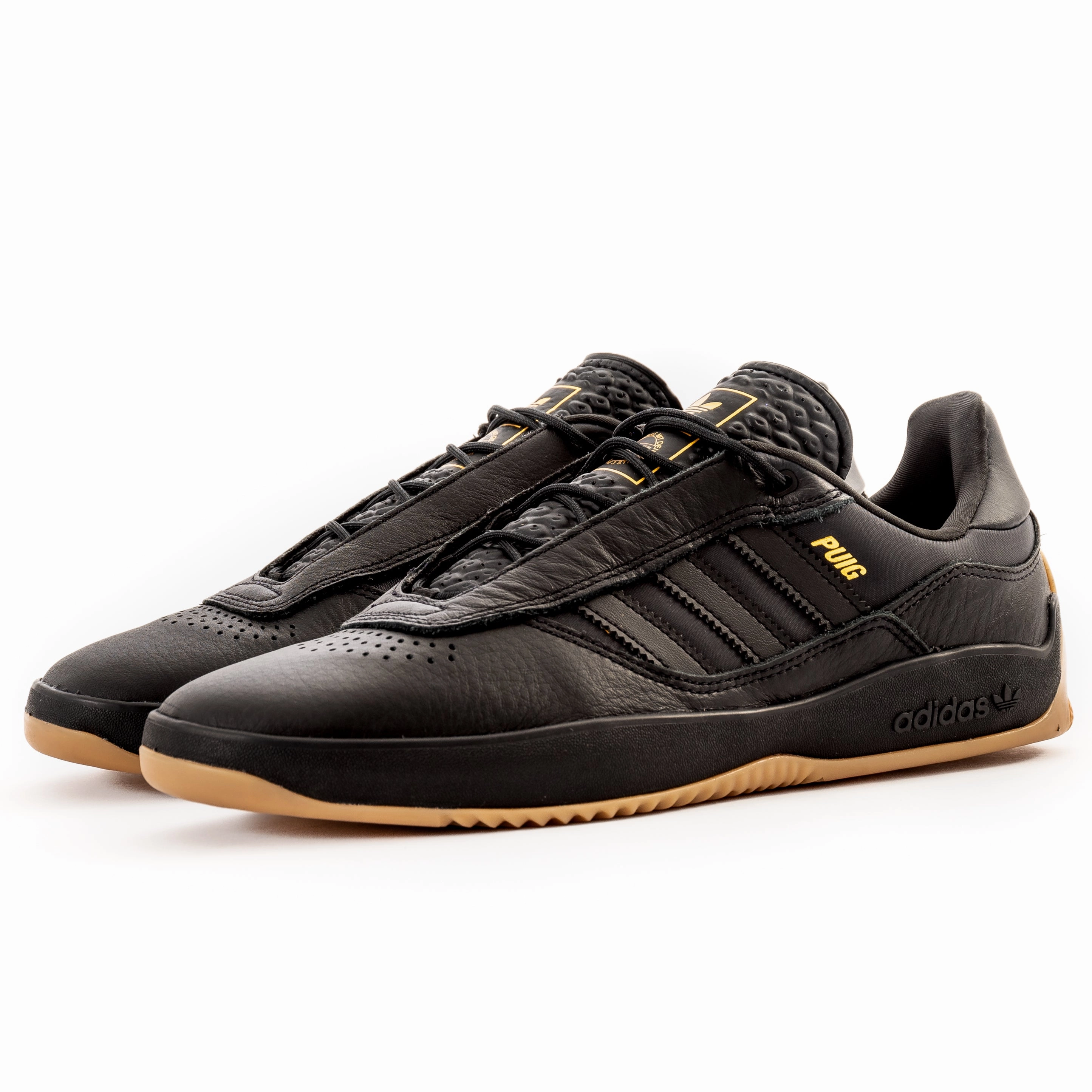 calf - high running shoes Adidas - Puig (Black/Black/Gum) *SALE