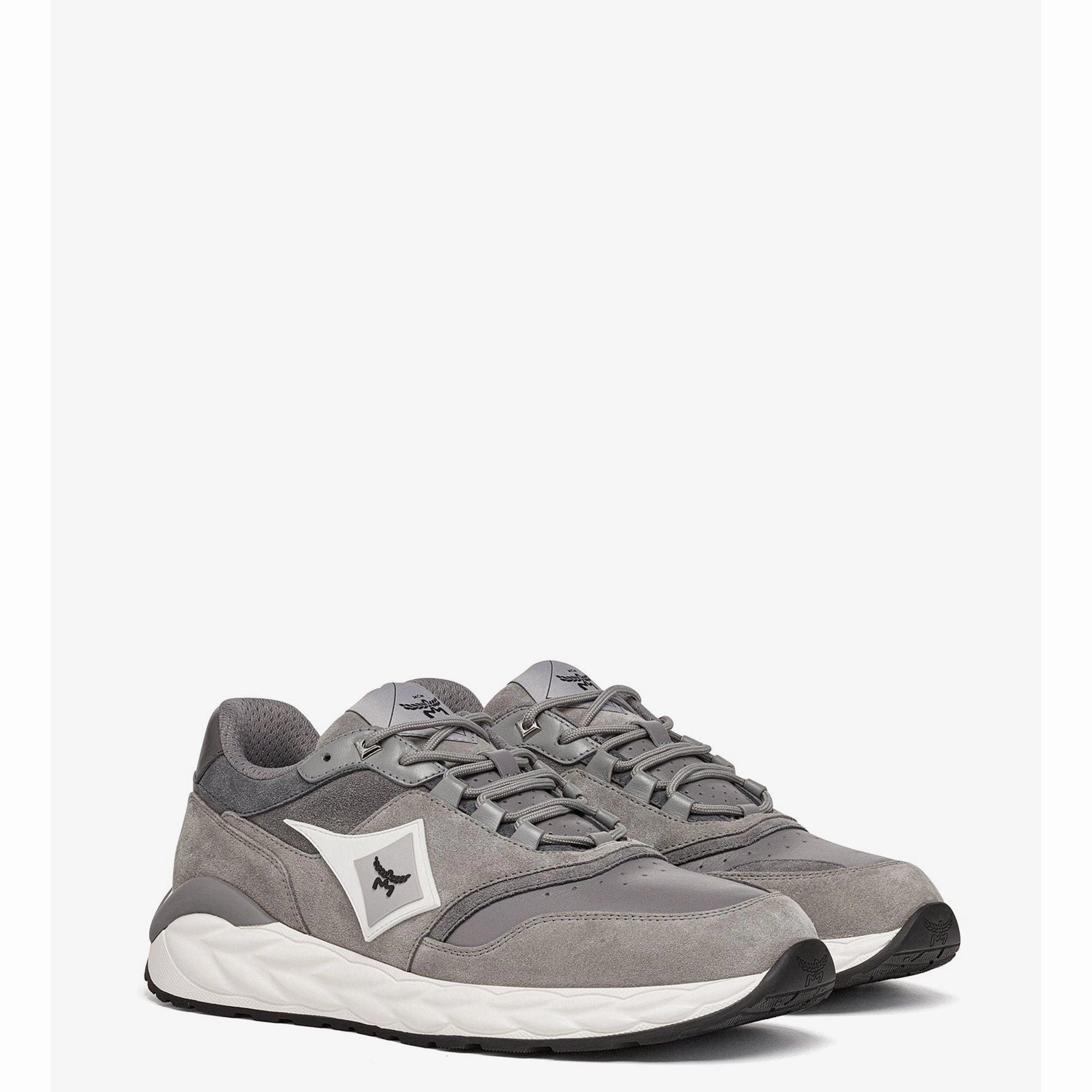 Ultra-soft piece Long Hours Skywander Lo Sneakers In Calf Suede And Leather