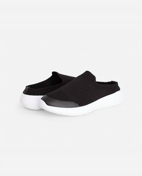 Women's Slip On Sneaker In Calming Black Everyday Activity Casual Appeal