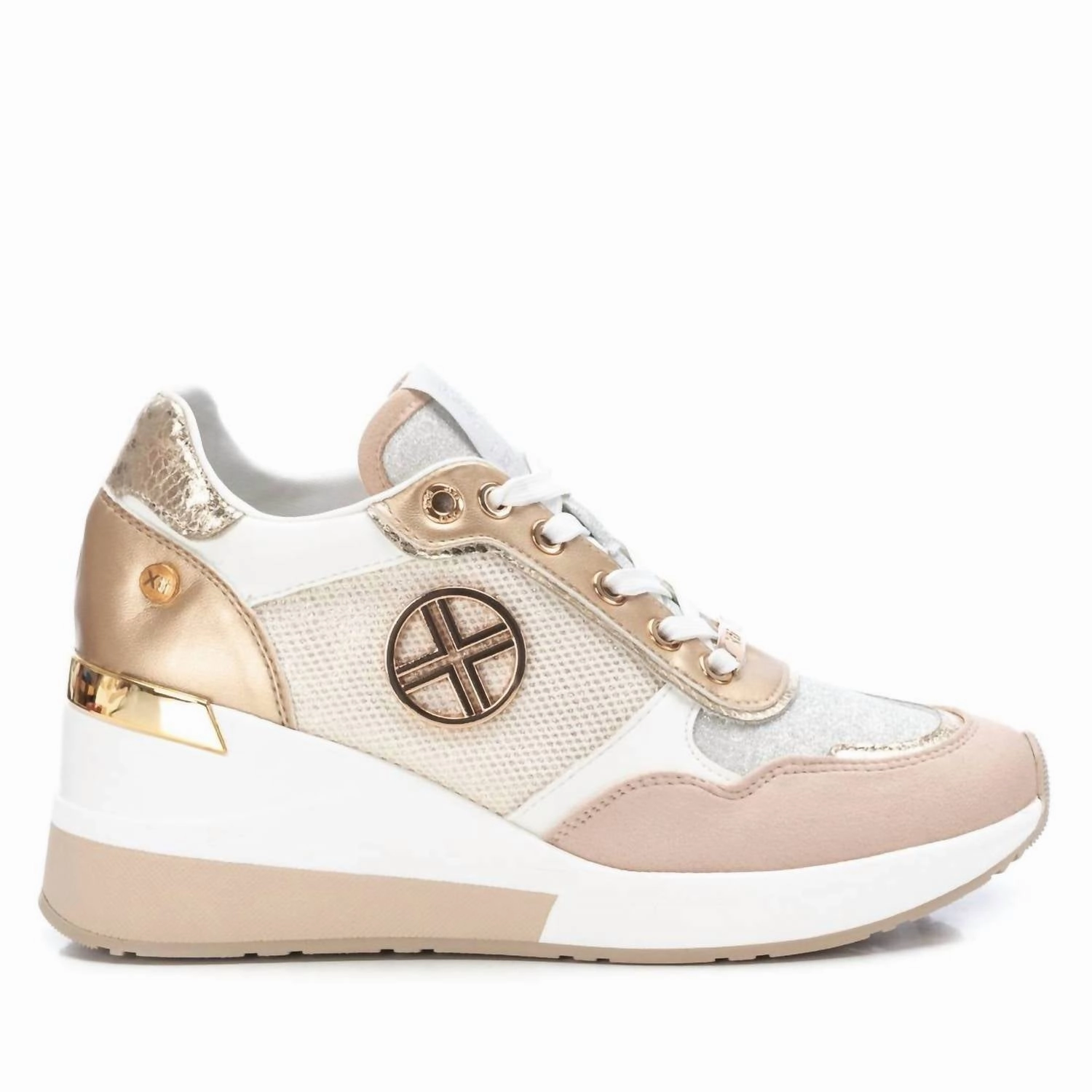 Resilient Design Women's Wedge Sneaker In Gold