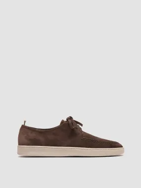 HERBIE 012 - Dark Brown Suede Derby Shoes Functional Fit High   Quality