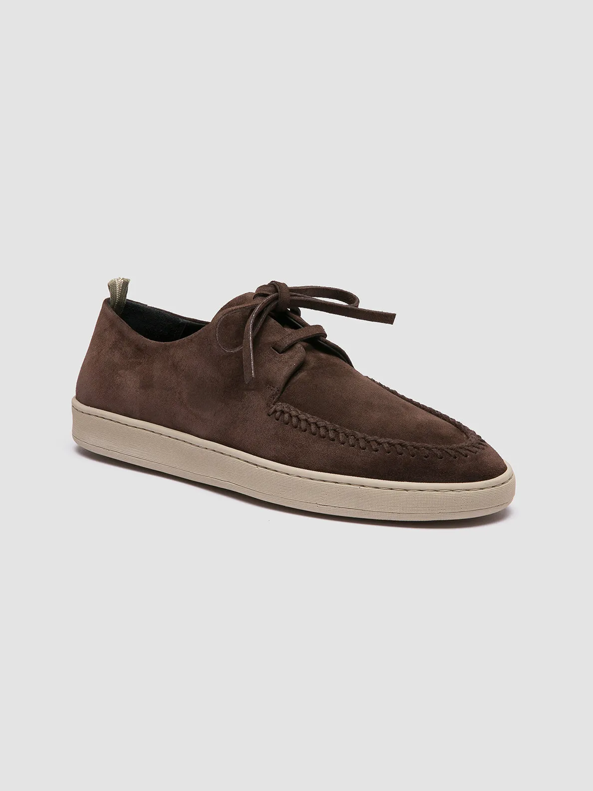 Free Walk HERBIE 012 - Dark Brown Suede Derby Shoes