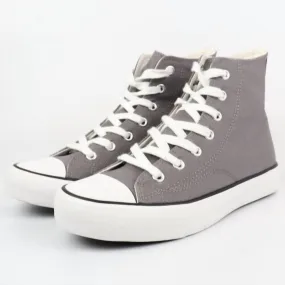 Ultra Cushioned Midsole All Day Women's Star 24 Hi-Top Sneakers In Grey