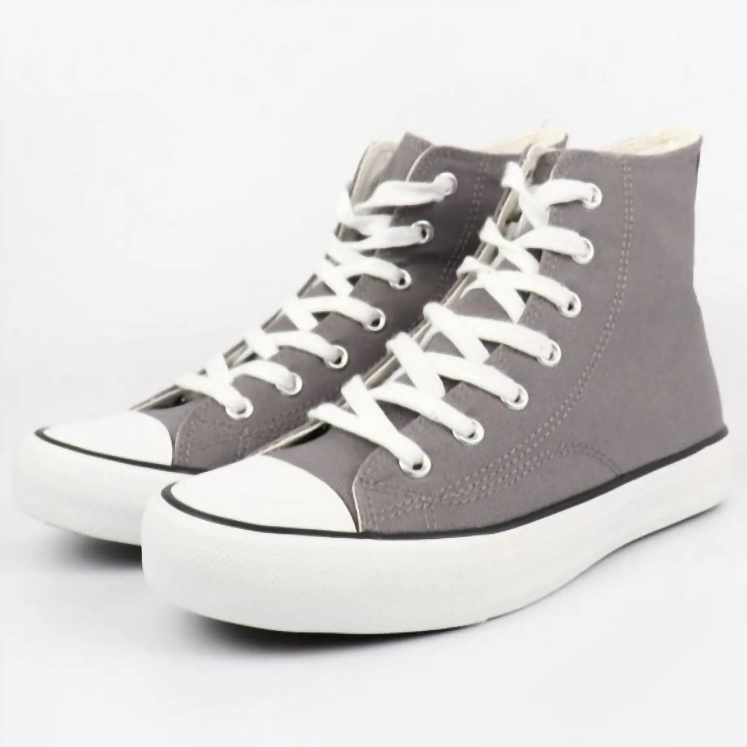 Ultra Cushioned Midsole All Day Women's Star 24 Hi-Top Sneakers In Grey