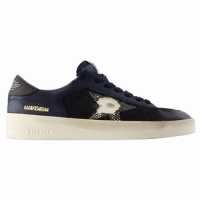 Stardan Sneakers - Golden Goose Deluxe Brand - Leather - Blue Plush Fit Agility Training