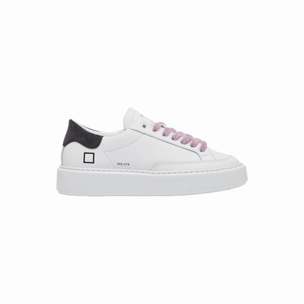 Comfortable Strapping Sleek Style D.A.T.E Leather Women's Sneaker
