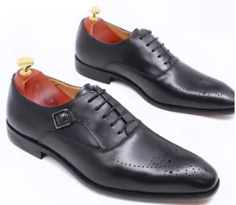The Ralpino - Monkstrap Oxfords Crossover Leather Oxford Foot Free