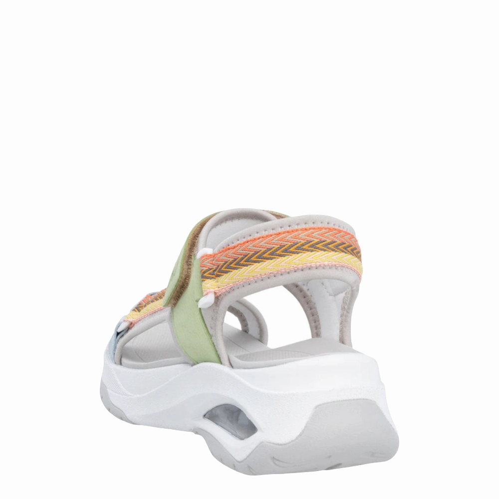 waterproof Rieker Women's Dilara 51 Sandal in Pearl Multi