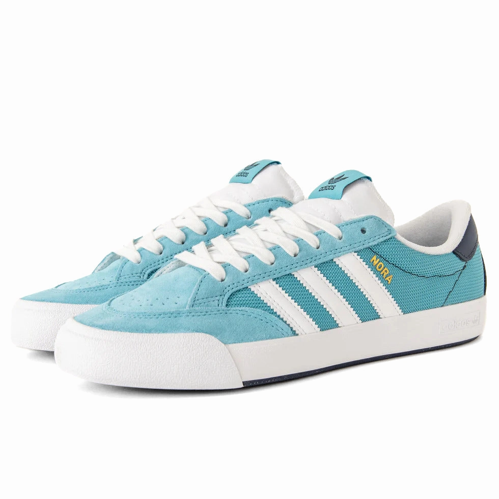 physical fitness sprinter's shoe preference Adidas - Nora (Preloved Blue/Cloud White/Shadow Navy) *SALE