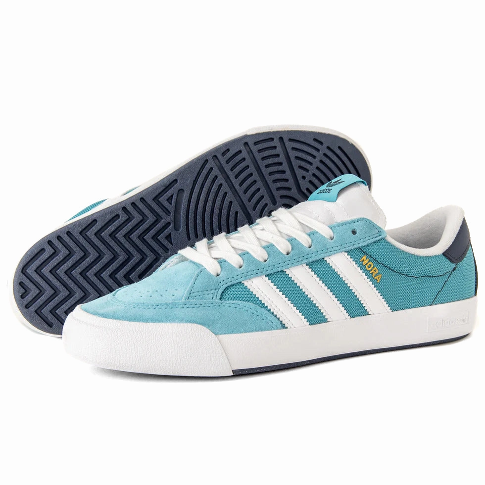 traction patterns Stable Heel Adidas - Nora (Preloved Blue/Cloud White/Shadow Navy) *SALE