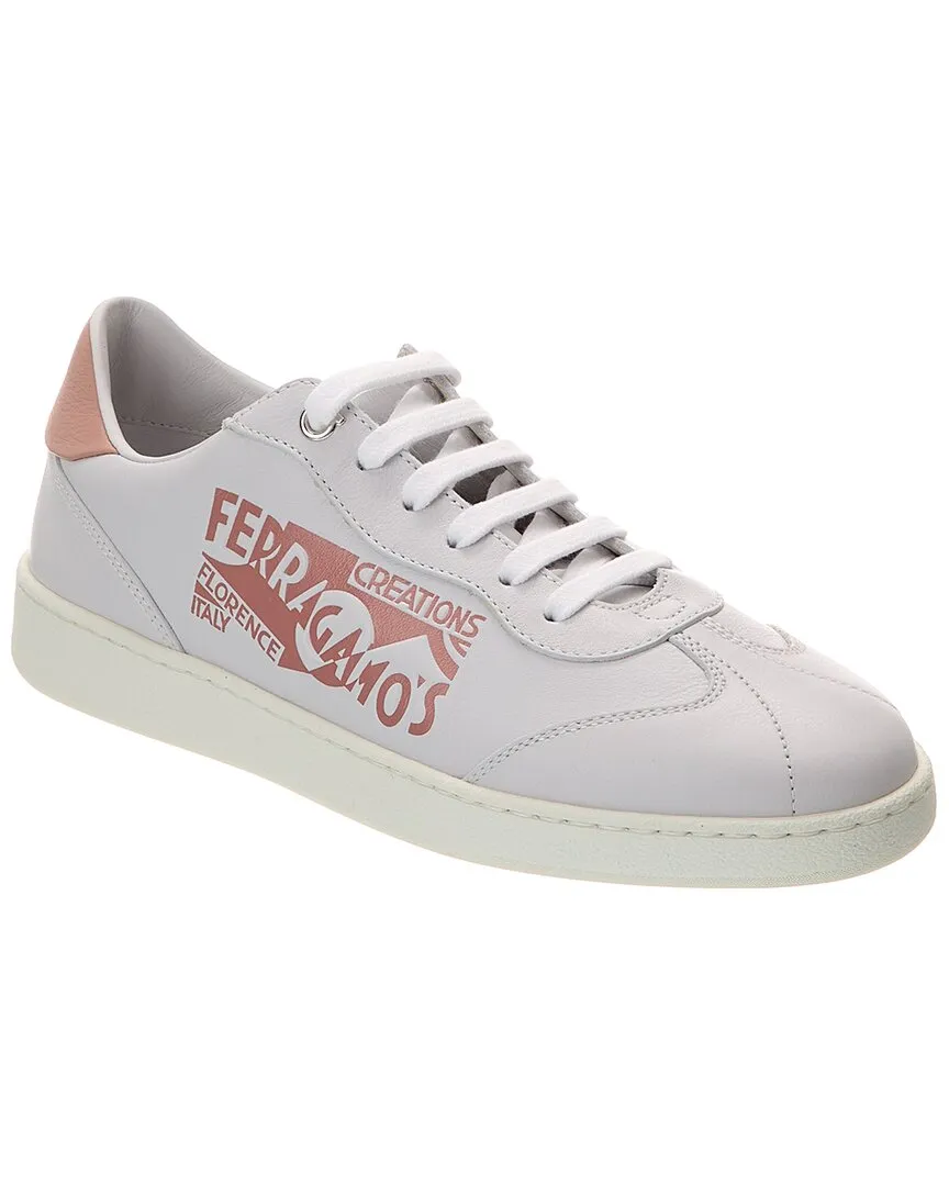 Slim Frame Ultra-soft feel Ferragamo Leather Sneaker