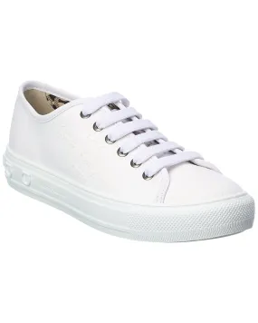 Vertical Flex Ferragamo Mediterr Eco Canvas Sneaker