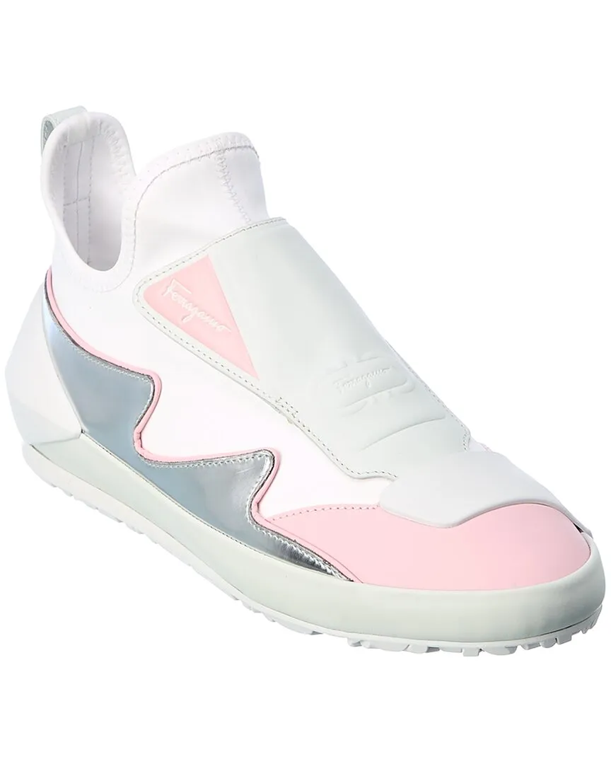 Ferragamo Nile Neoprene & Leather Sock Sneaker Biodegradable Components