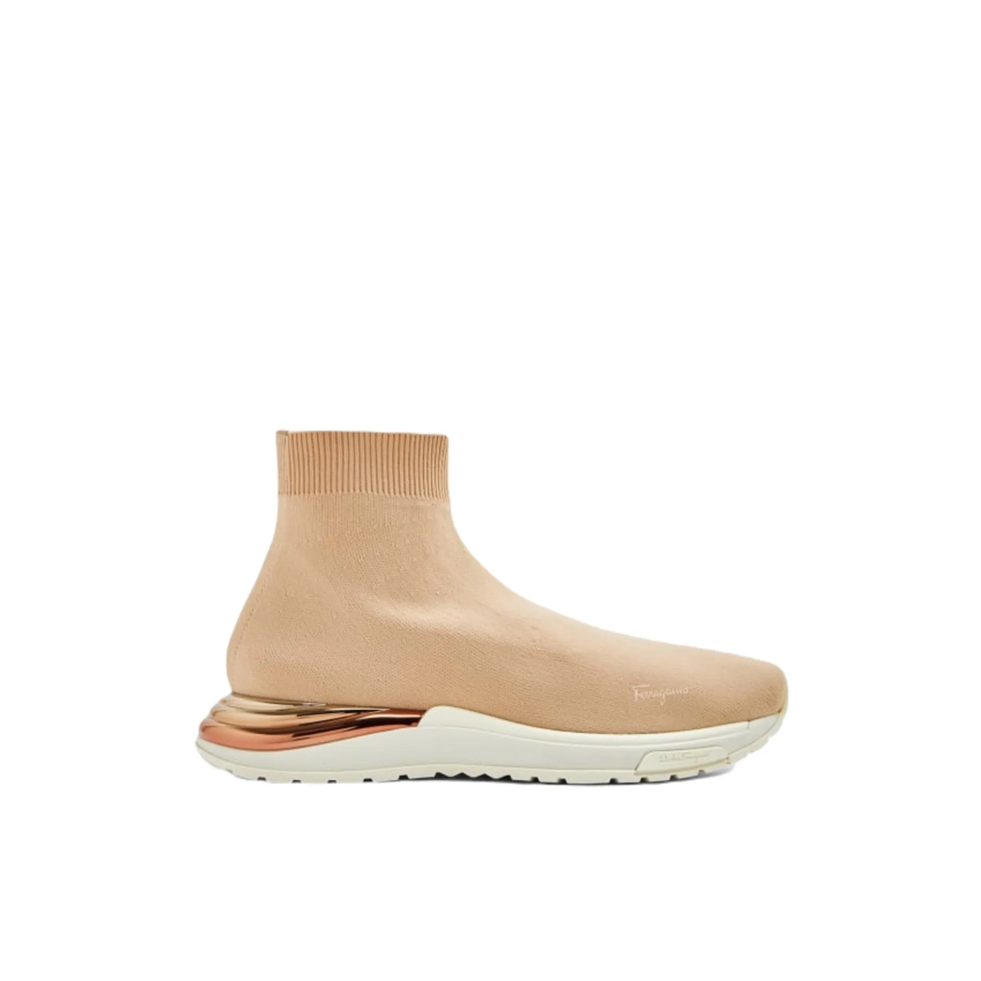 Ferragamo Ninette Women's Sneakers Beige Carbon Footprint Reduced