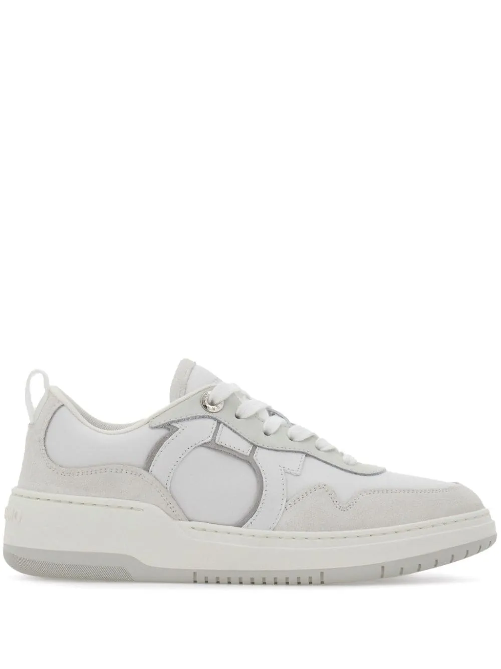Ferragamo Women's Sneakers Reinforced Lace Holes