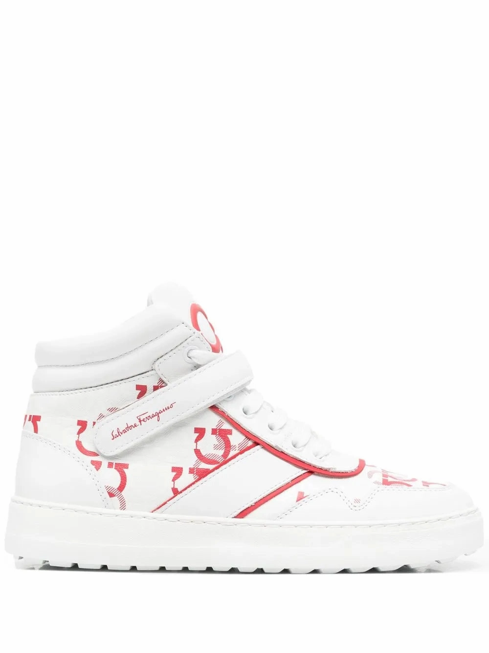 Ferragamo Sneaker Impact Absorbing Insoles Recycled Rubber Sole