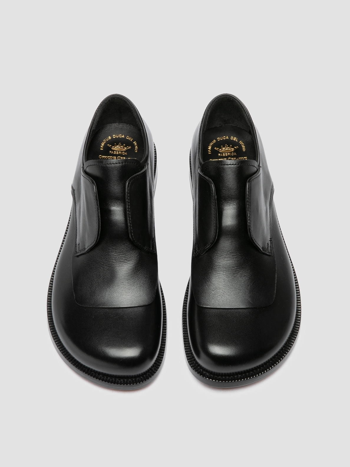 Neat Appearance EMERALD 003 - Black Leather Derby Shoes