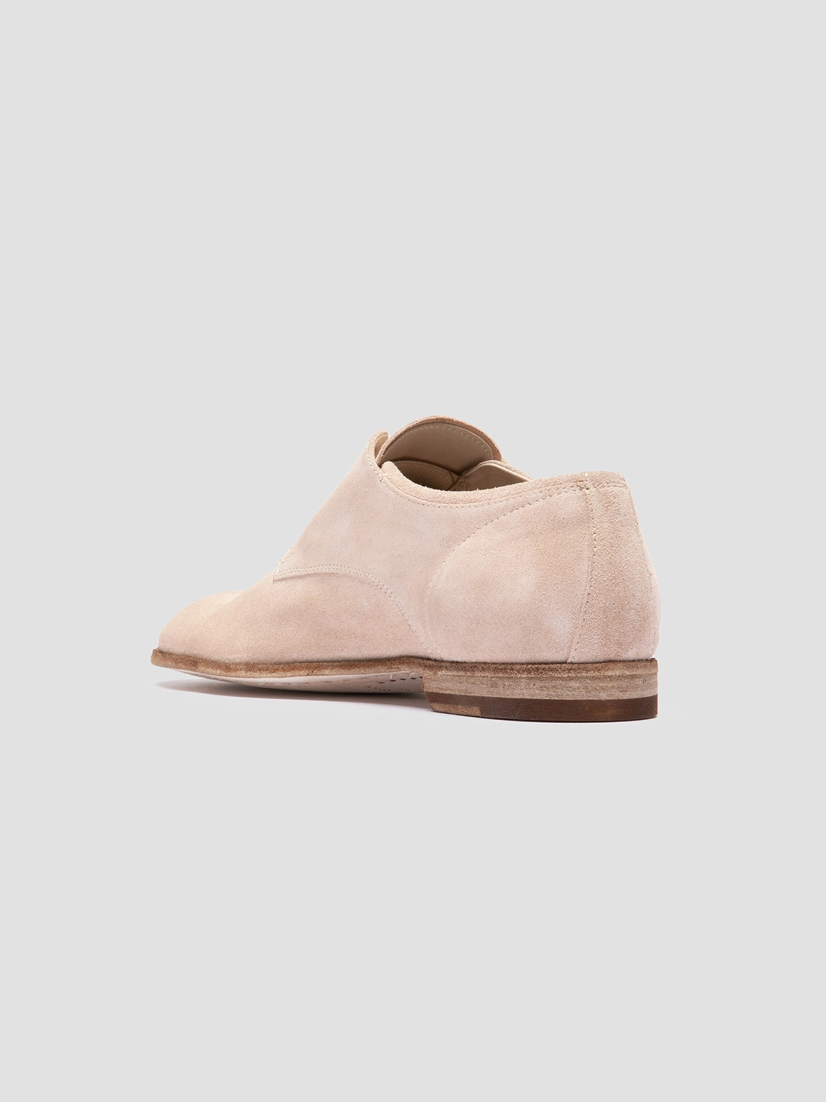 Stylish Appearance Scandi Fit SOLITUDE 104 - Ivory Suede Derby Shoes