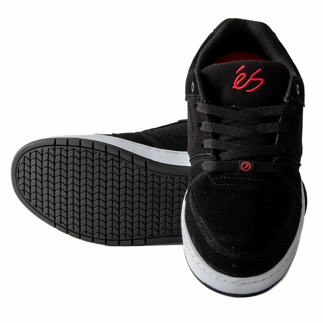 Es - Accel Slim (Black/Black/Red) *SALE running in a nature reserve shoes
