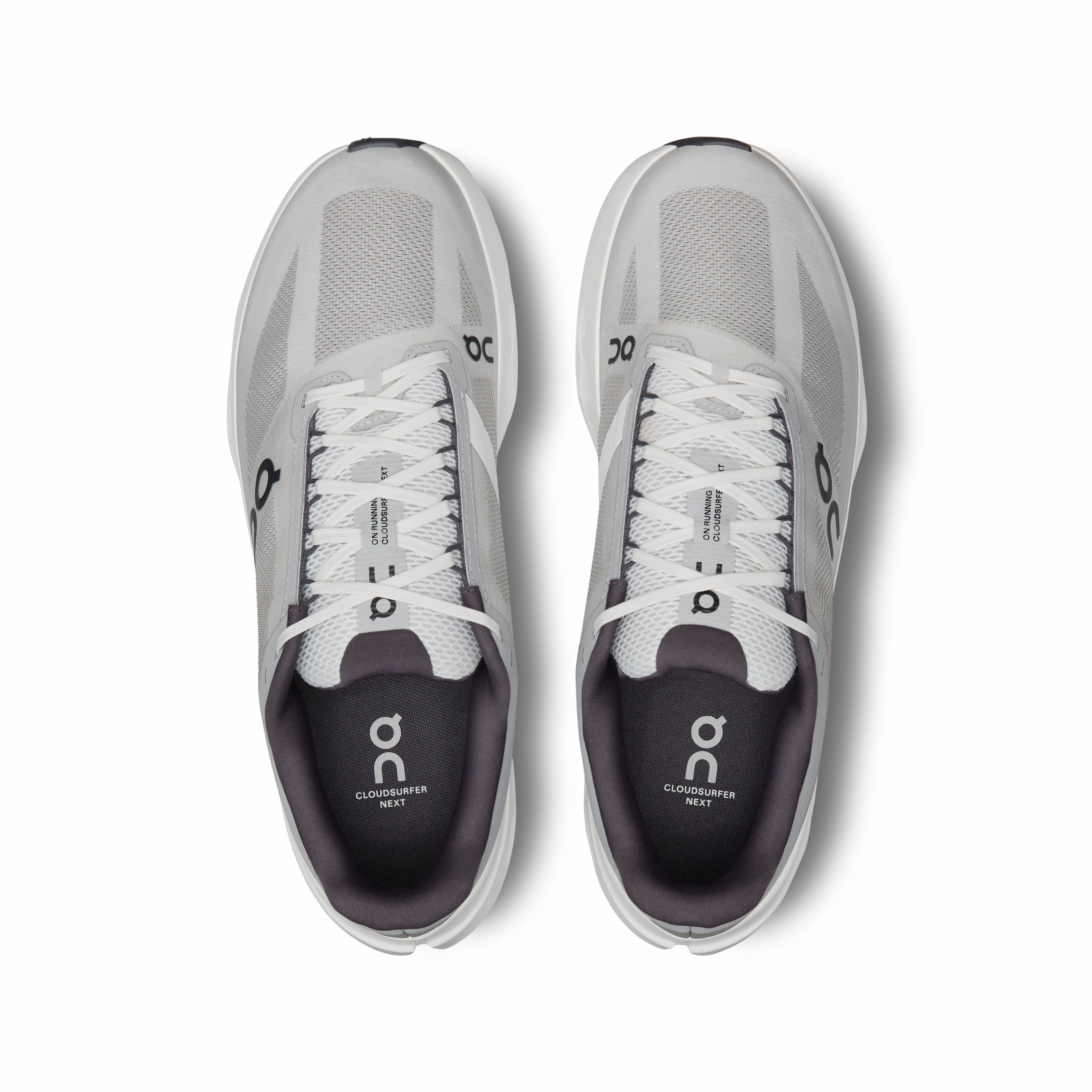 On Running Men's Cloudsurfer Next Wide Shoes - Glacier / White Progressive Tread