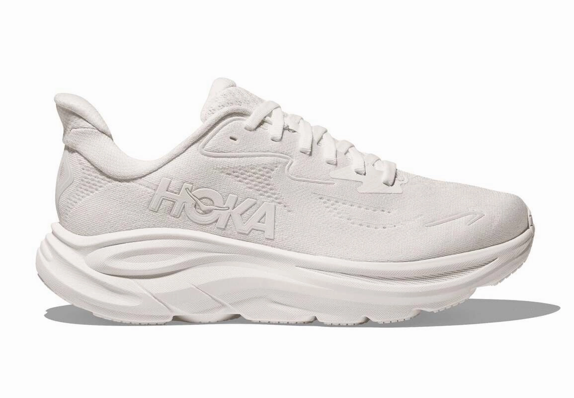 Hoka One One Clifton 10 White (Women's) Orthopedic Footbed Non Marking Soles