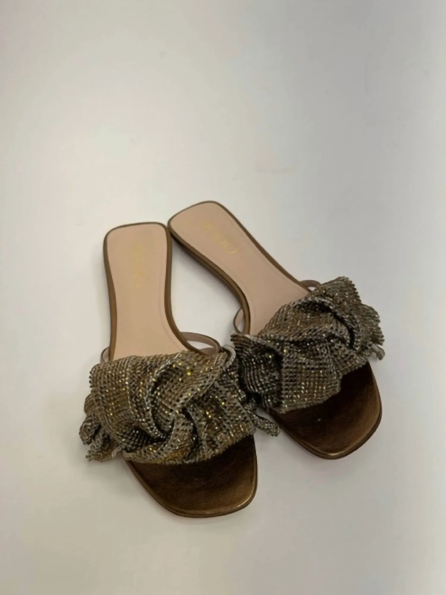 Slim Comfort Flat Mesh Knot In Brass