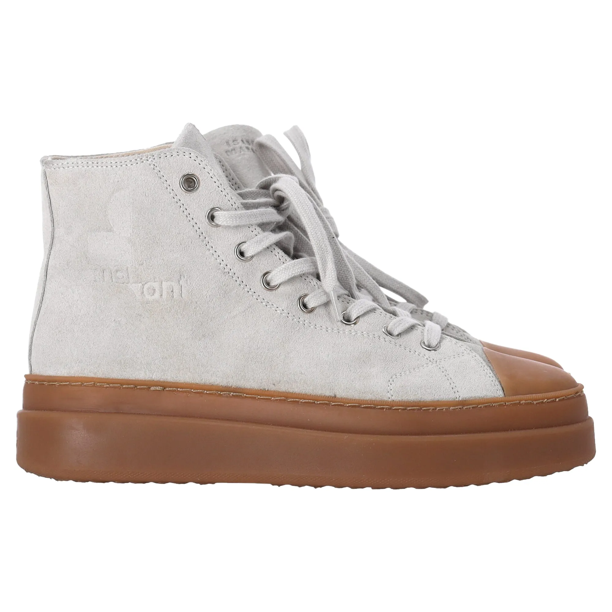 Isabel Marant Austen High Top Trainers In Grey Suede Recovery time Foot Freedom