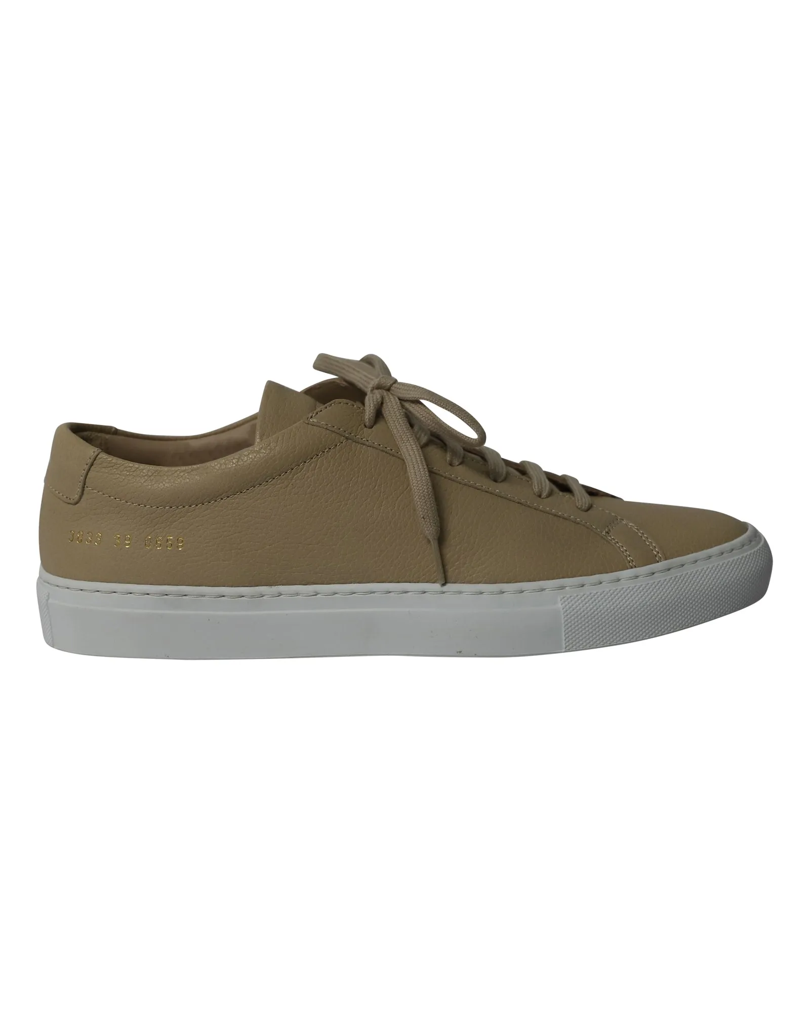 Responsive Ride Experience Common Projects Achilles Low Top Sneakers in Nude Leather