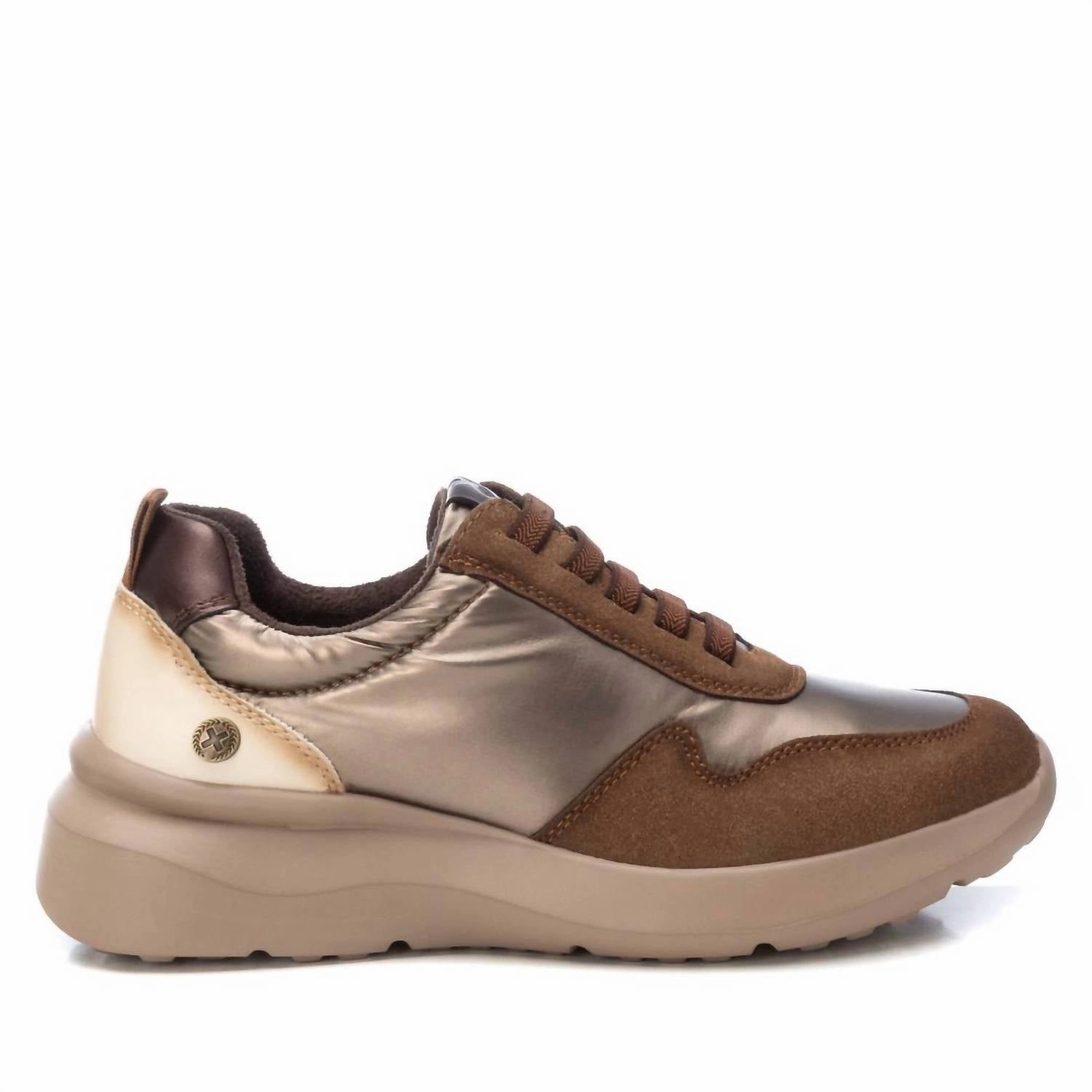 Women's Trainer Sneakers In Taupe Torsion Control Plate