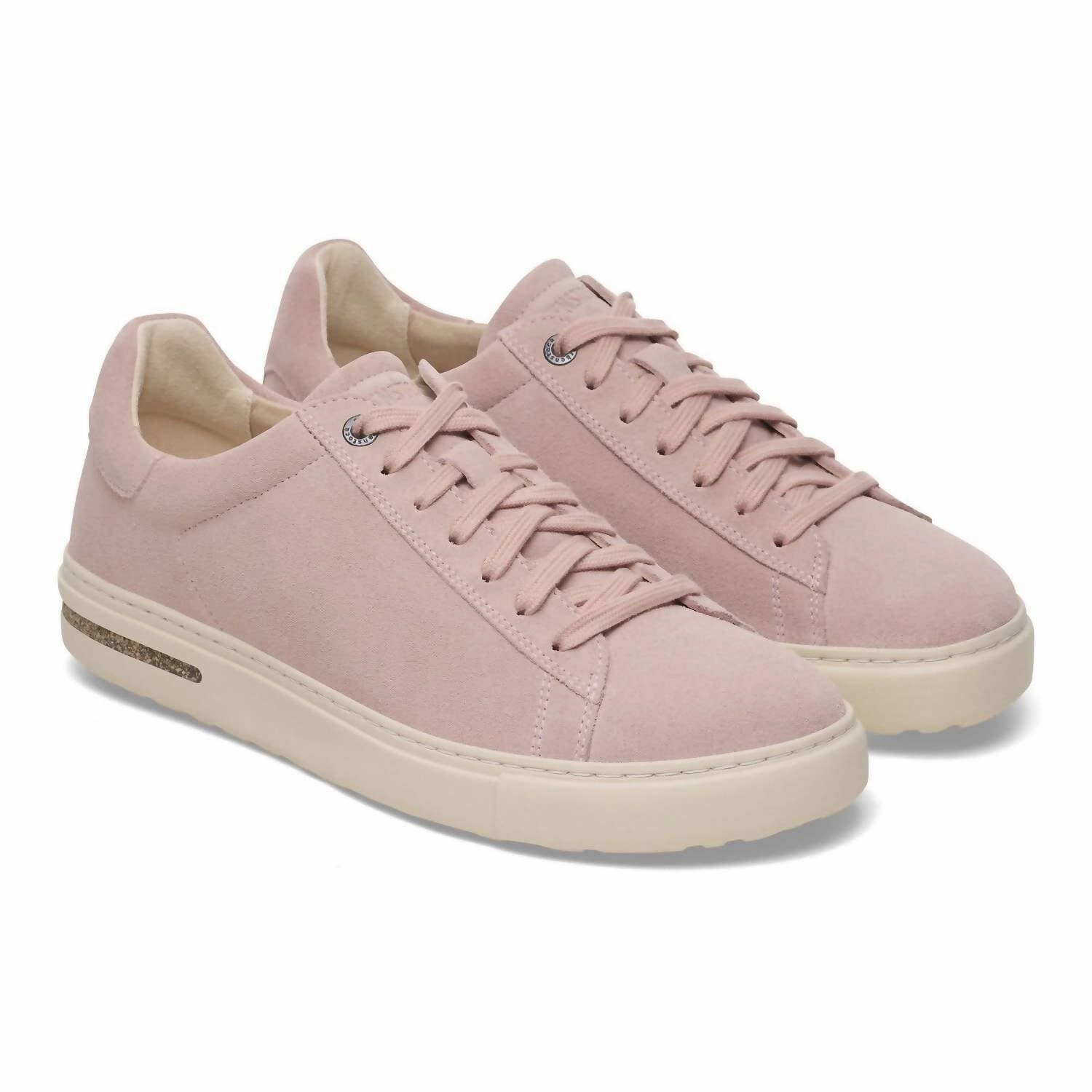 MeshUpper Women's Bend Suede Leather Sneaker In Light Rose