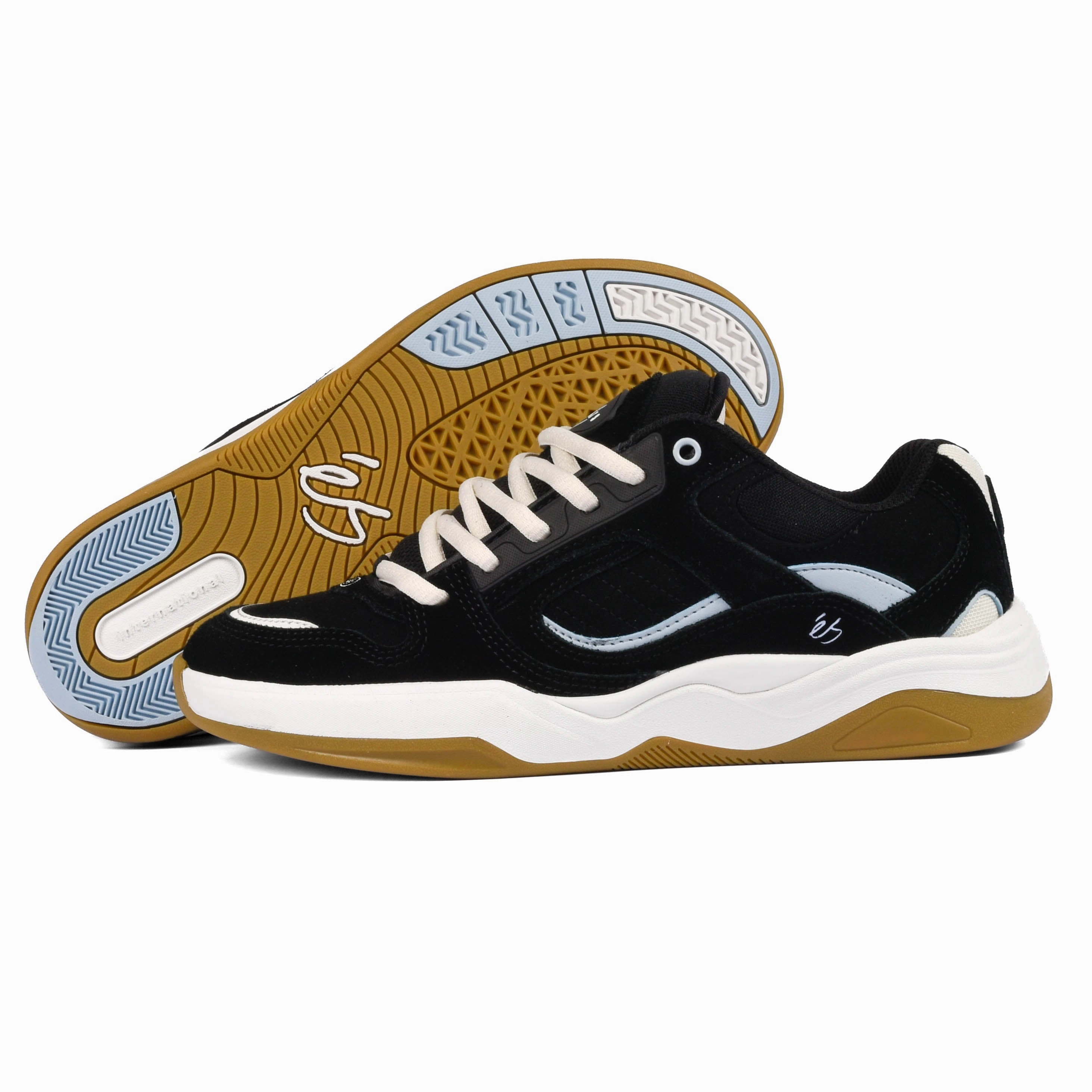 Es - TJ Rogers (Black/Blue/White) Ankle support strap Cushioned Ankle