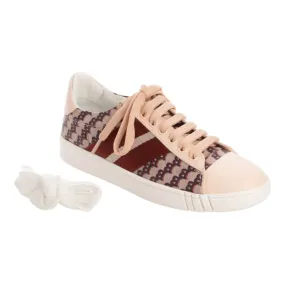 Durable Lining Bally Wiame 6231691 Ladies Pink Leather Sneakers US 9.5