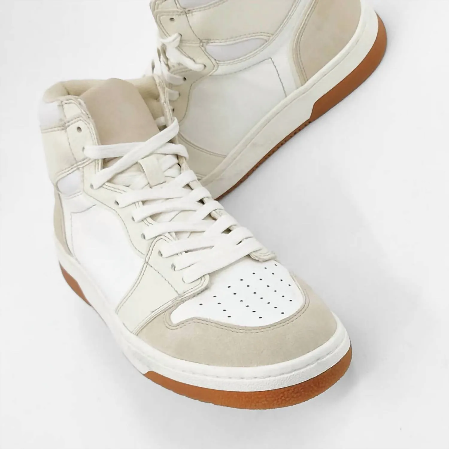 Sport Details Women's Rebecca High Top Sneaker In Bone