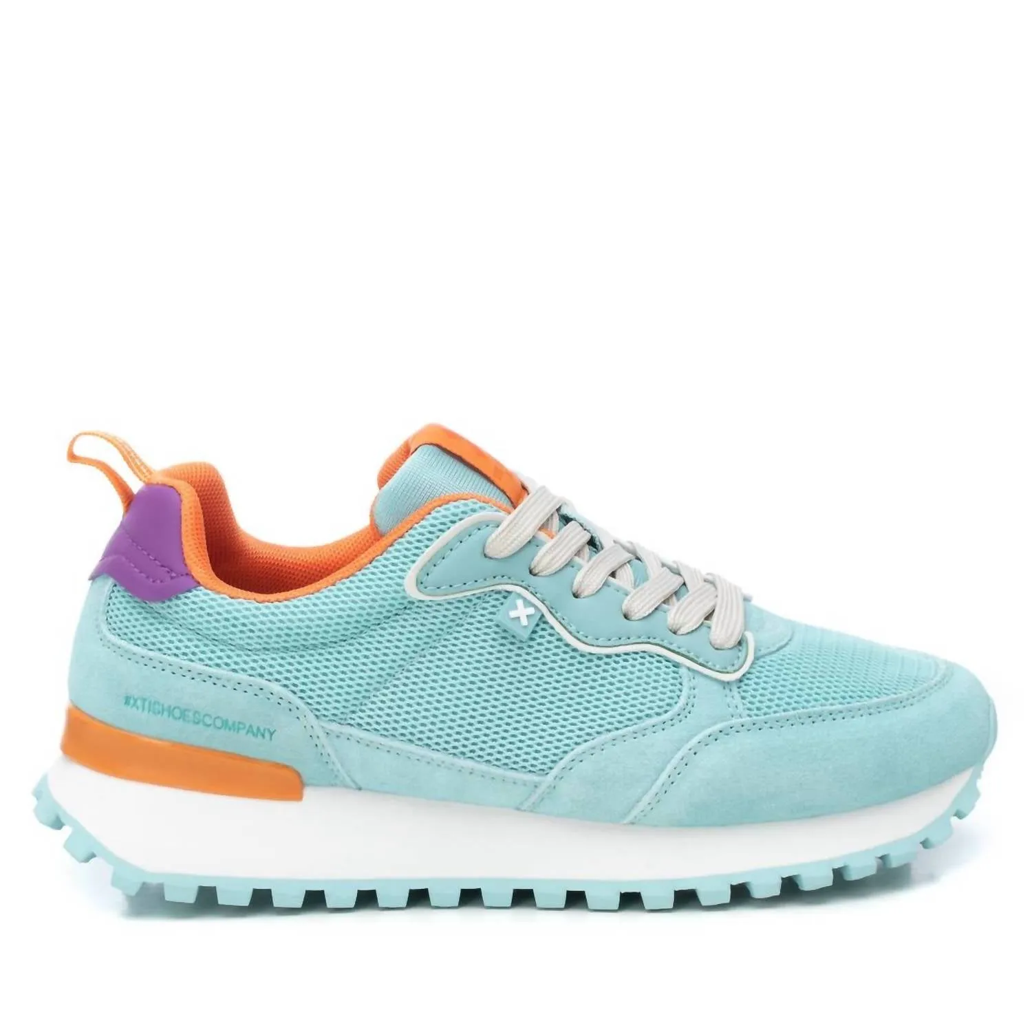 Women's Trainer Sneakers In Blue Dynamic Traction Pattern Water   Repellent