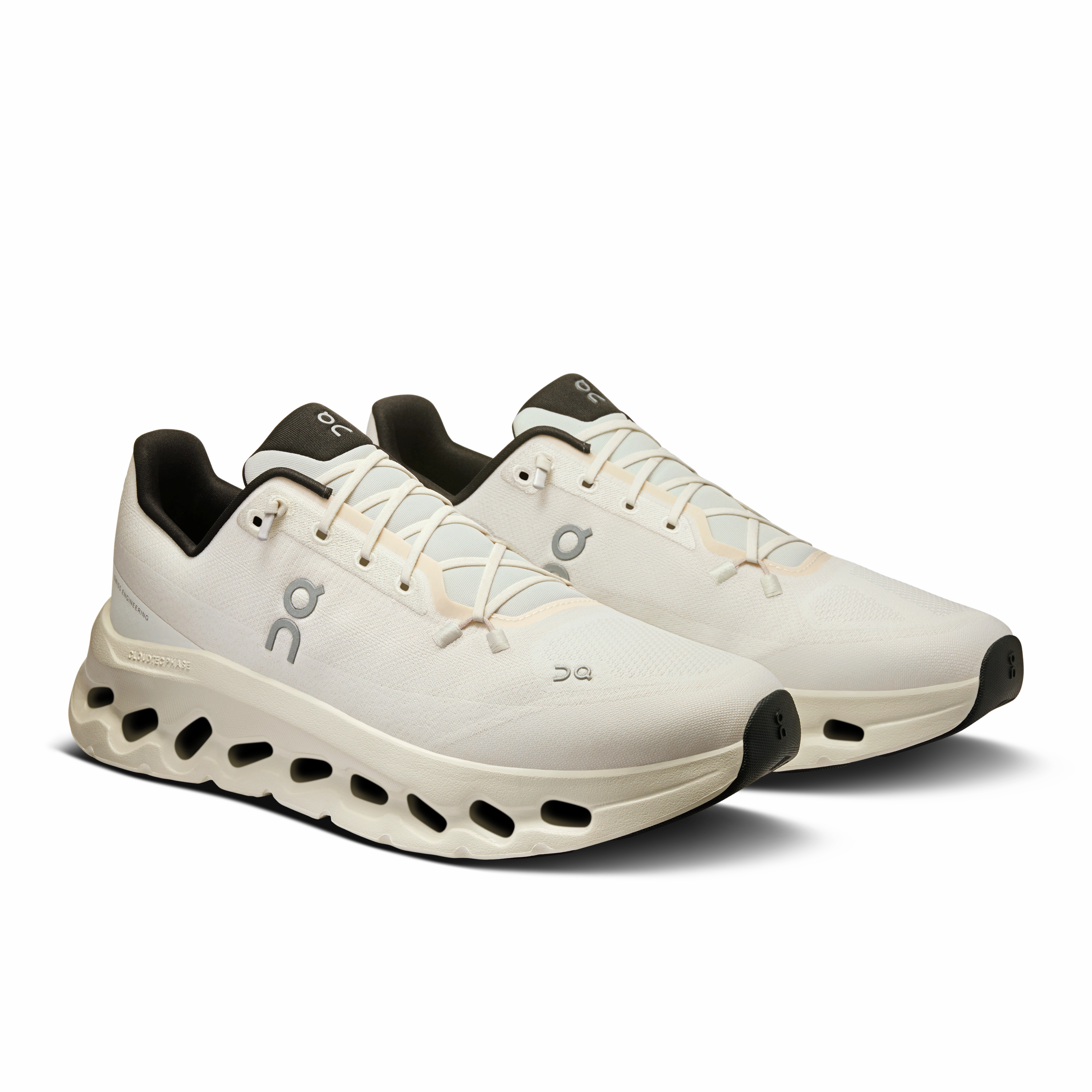 pre - designed shoe pattern On Running Men's Cloudtilt Shoes - Pearl / Ice