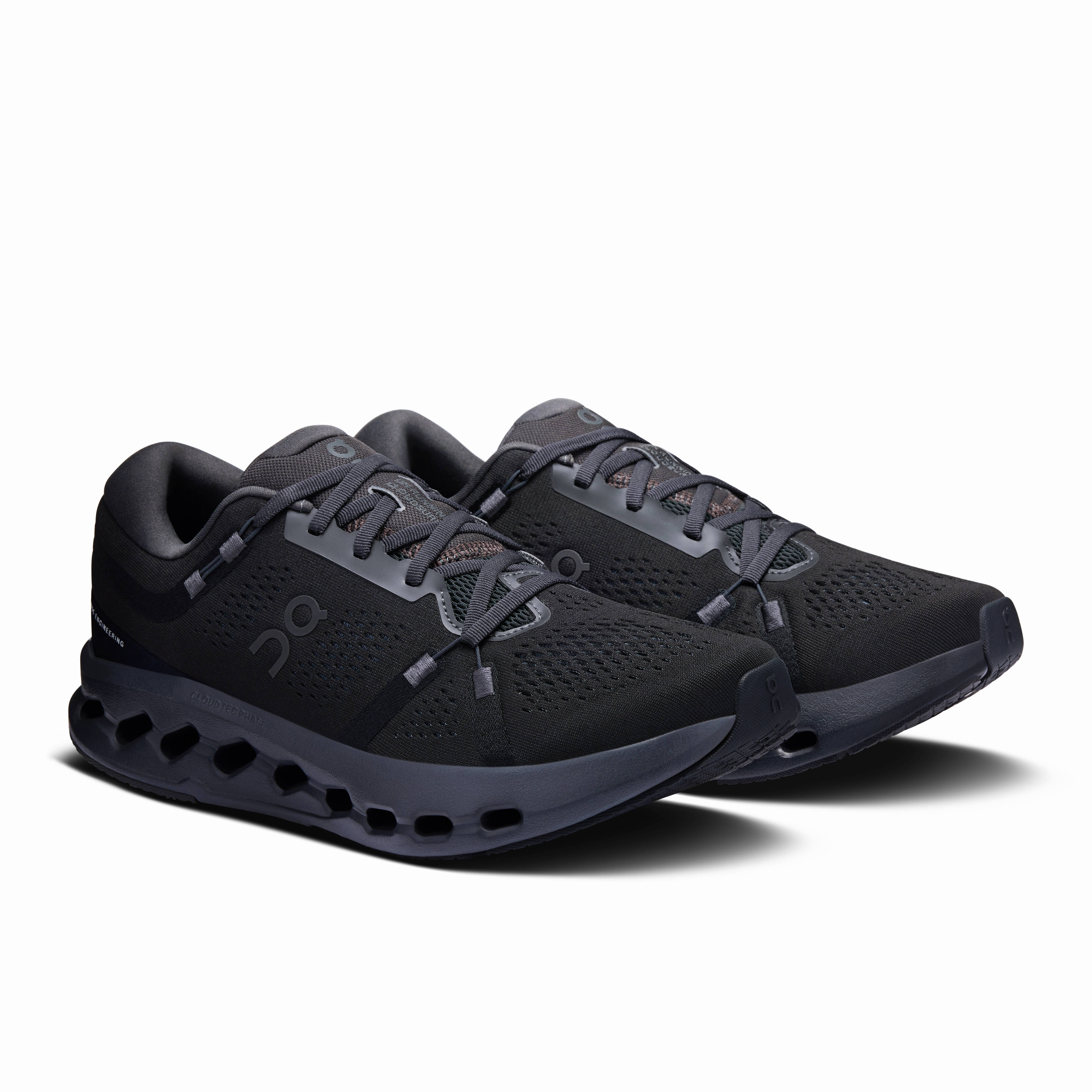 Lateral Motion Lock parade - themed running gear On Running Men's Cloudsurfer 2 Shoes - Black / Black