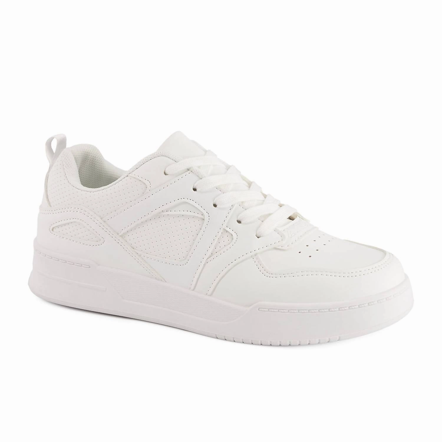 Women's Classic Sneakers In White Breathable Quarter Panels Neutral Footwear