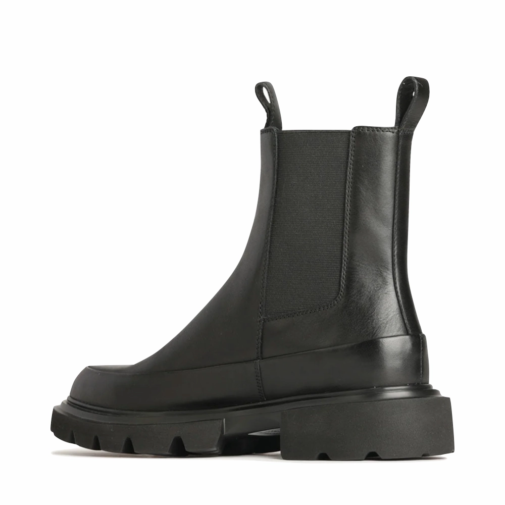 EOS Footwear Women's Addi Leather Boot in Black Carefree Day