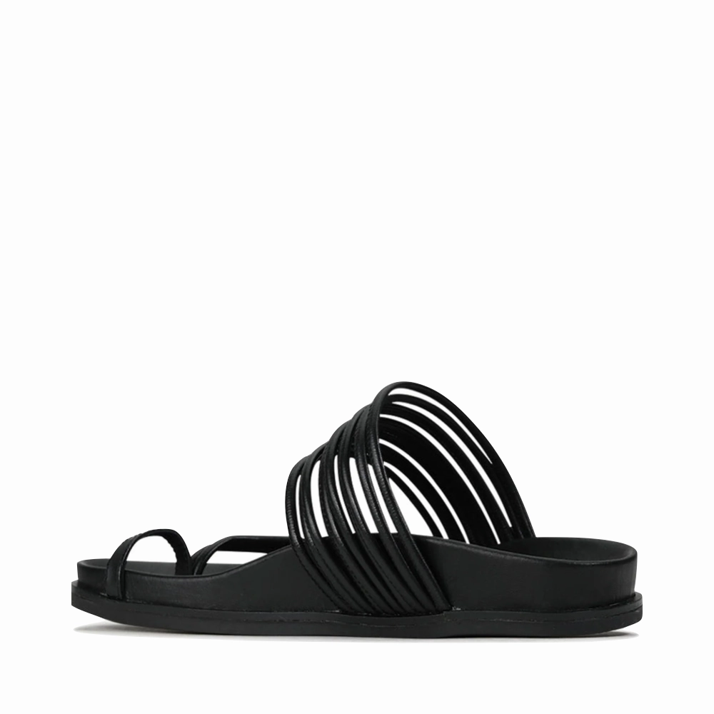 Classic Choice EOS Women's Carmella Toe Loop Sandal in Black