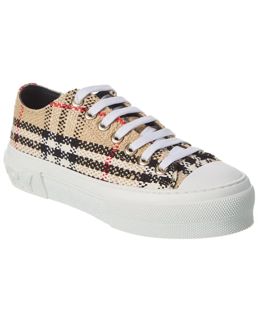 Anti Odor Technology Ultra-soft comfort Burberry Check Wool Sneaker