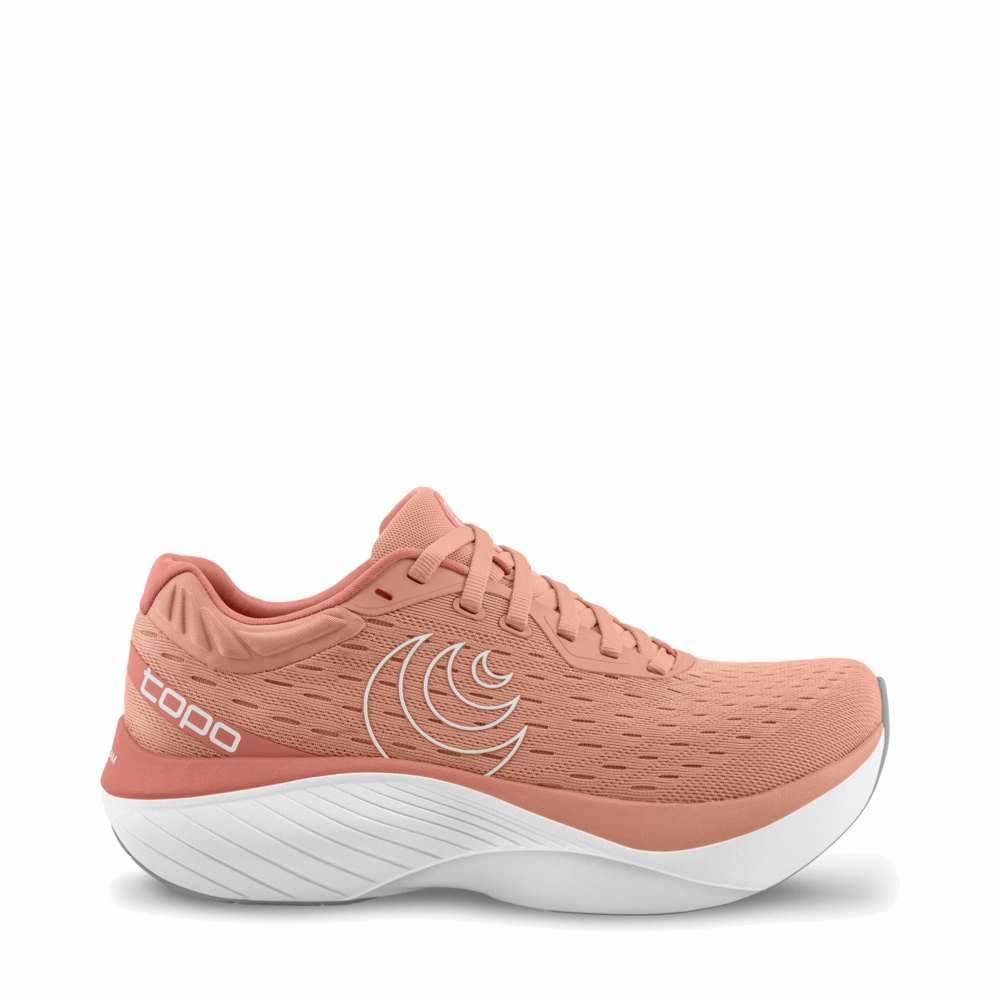 Step Right Slim Design Topo Women's Atmos Sneaker in Dusty Rose/White