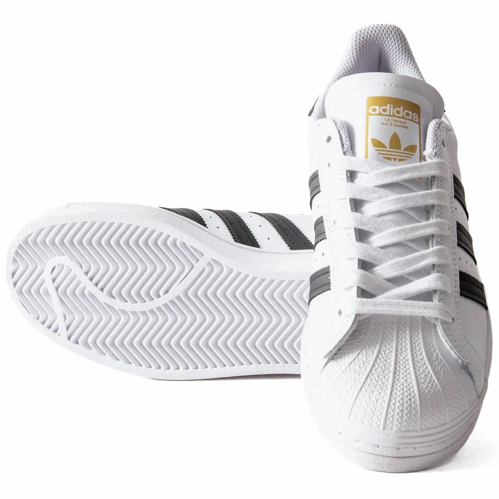 Long - distance suitable for all genders Adidas - Superstar ADV (White/Black/White)