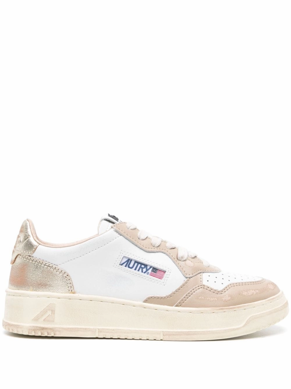 Autry Women's Medalist Super Vintage Sneakers Functional Look Walk Utility
