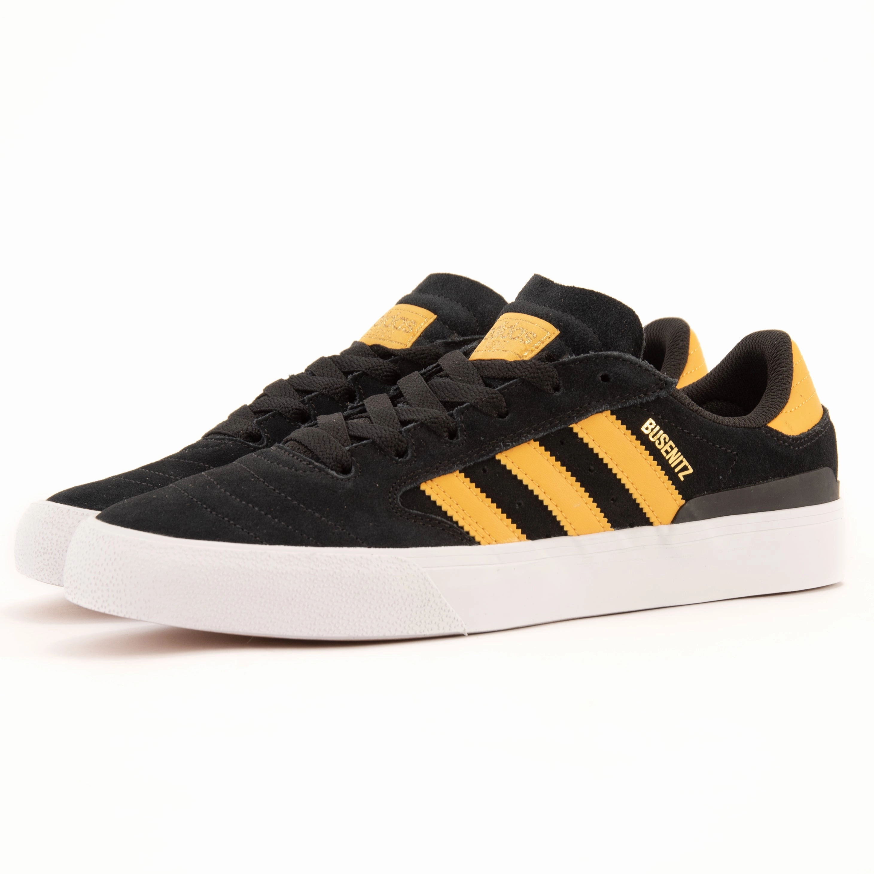Adidas - Busenitz Vulc II (Black/Yellow/White) *SALE extra - wide running shoes