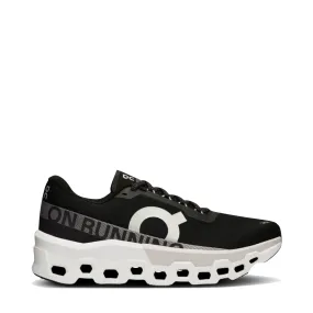 On Men's Cloudmonster 2 Sneaker in Black/Frost Subtle Look Clean Touch