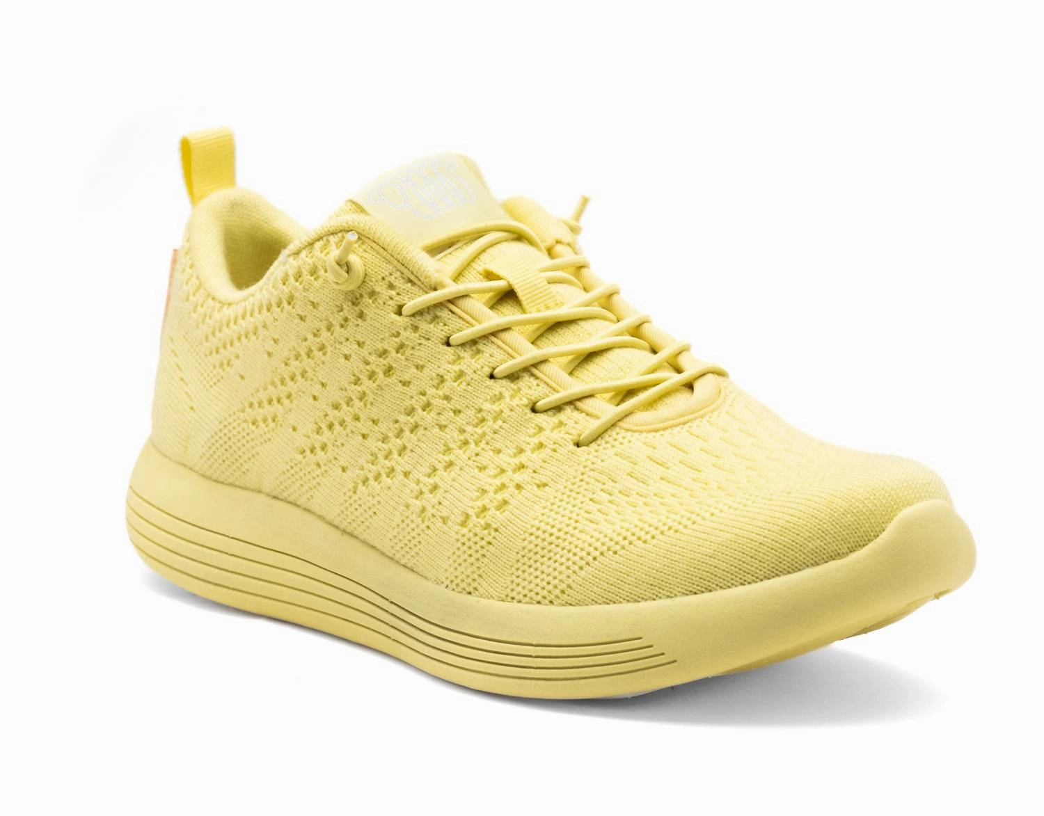 Sock Liner Tech ClassicDesign Women's Belmont Pastel Sneaker In Lemon