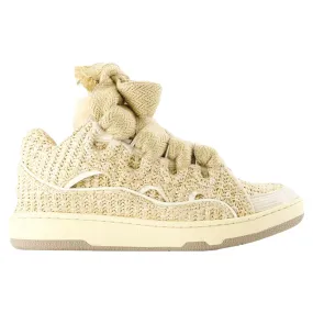 Curb Sneakers - Lanvin - Synthetic - Beige All Ride Casual Touch